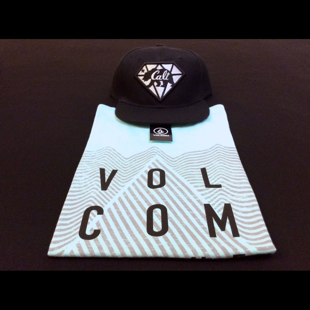 *BRAND NEW* $60 Diamond Hat & Volcom Shirt